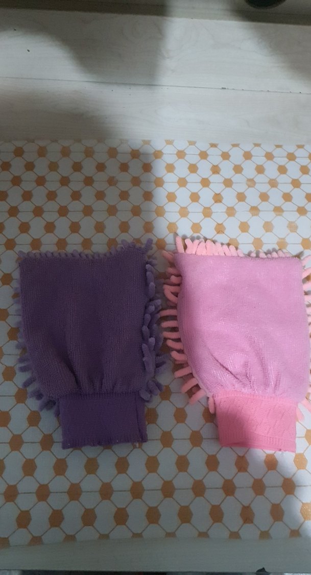 temizlik bezi eldiven şeklinde 2 adet - Görsel 2