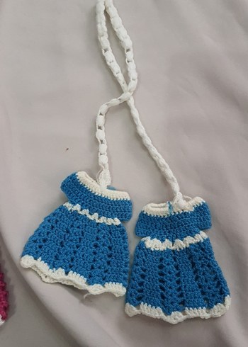 Renkli Nakışlı Örgü Eldiven 3 adet - Görsel 4