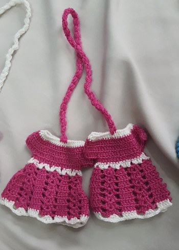 Renkli Nakışlı Örgü Eldiven 3 adet - Görsel 3