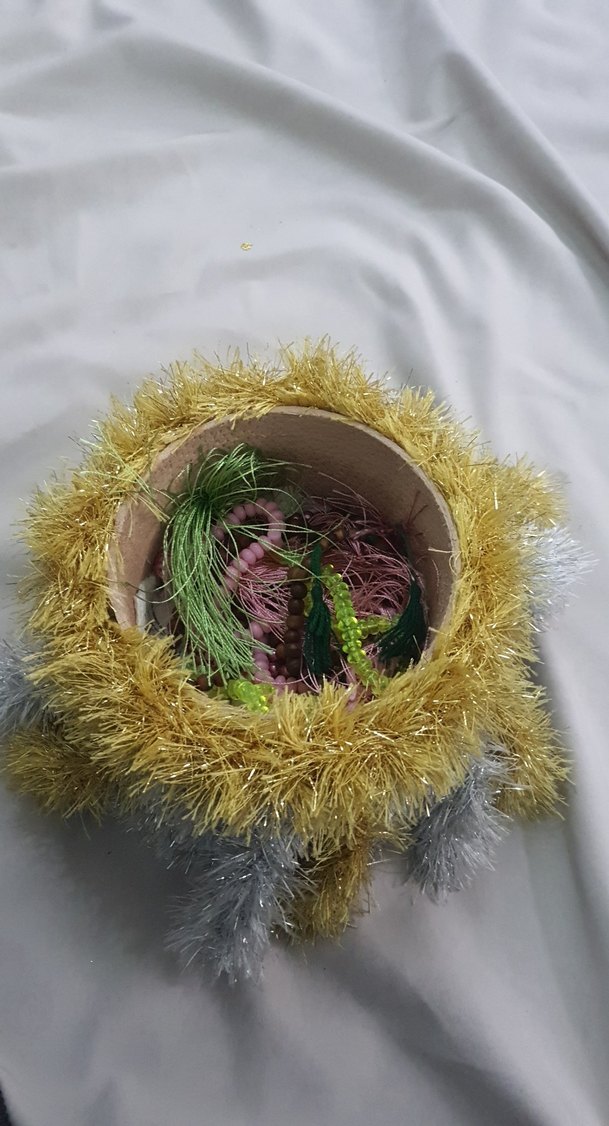 Gri ve Altın Renkli Tesbihlik saklama kabı - Görsel 3