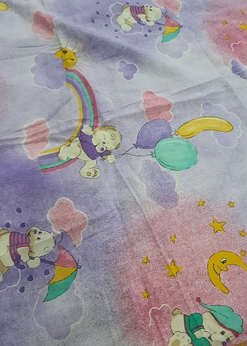 Çocuklar için  Batik Desenli Çarşaf Örtü ve Yastık Kılıfı - Görsel 3