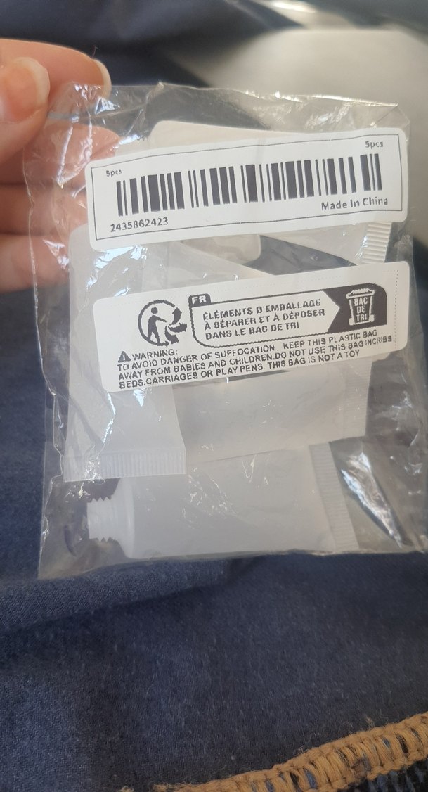 5 tane kucuk boy seyahat sıvı dolum cantasi - Görsel 3