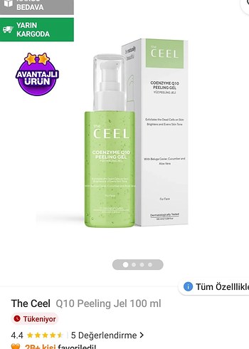 The Ceel Q10 Peeling Jel 100 ml