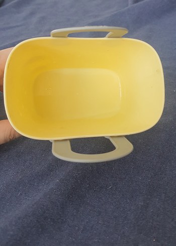 Agatha Sarı Minimalist Plastik Kadın Orginiser 8cm/9cm