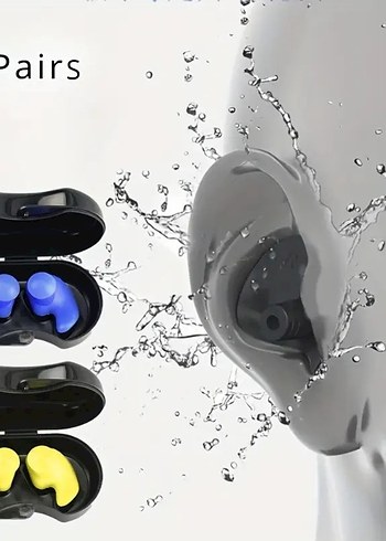 Yeşil Mini Yüzücü Kulaklığı Seti - Görsel 4