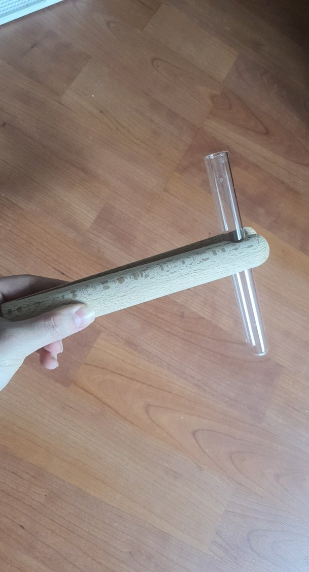 El yapımı Ahşap Tüp tutacağı/ sıcak soğuk tüpler için - Görsel 2