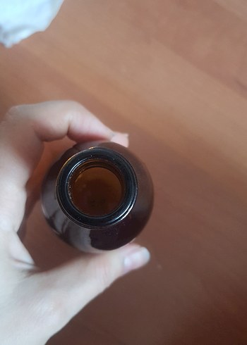 Amber renkli Şuruo veya solusyon şişesi / hiç kullanılmadı - Görsel 2