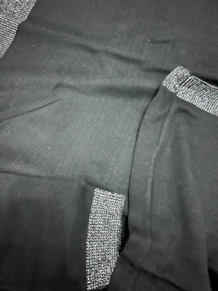 Siyah Triko Salaş Uzun Kollu Tunik - Görsel 2