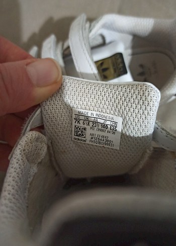 Beyaz Erkek Çocuk Spor Ayakkabı Velcro - Görsel 2