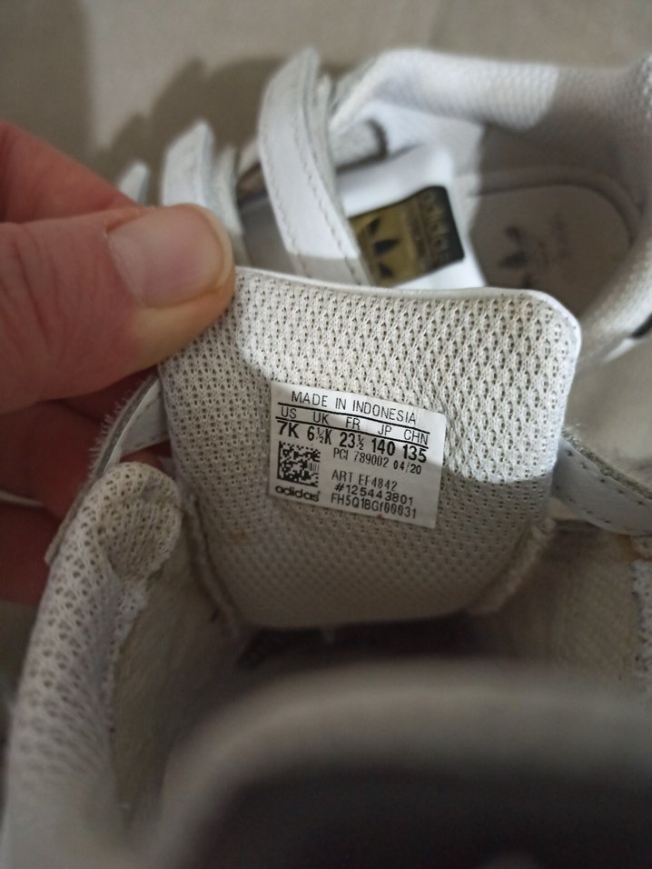 Beyaz Erkek Çocuk Spor Ayakkabı Velcro - Görsel 2