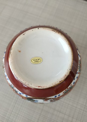 Beden çeşitli Renk Çin Kabartmalı Renkli Çiçek Desenli Seramik Vazo