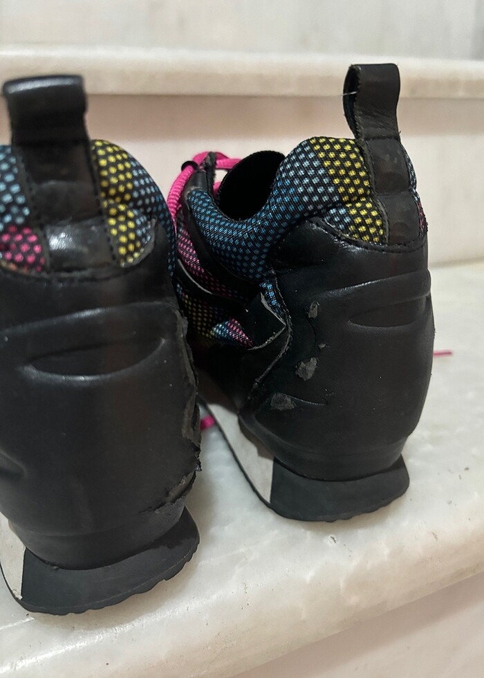 Dolgu topuk spor ayakkabı - Görsel 3