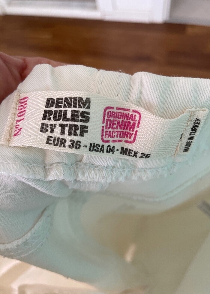 Zara beyaz skinny pantalon 36 beden - Görsel 4