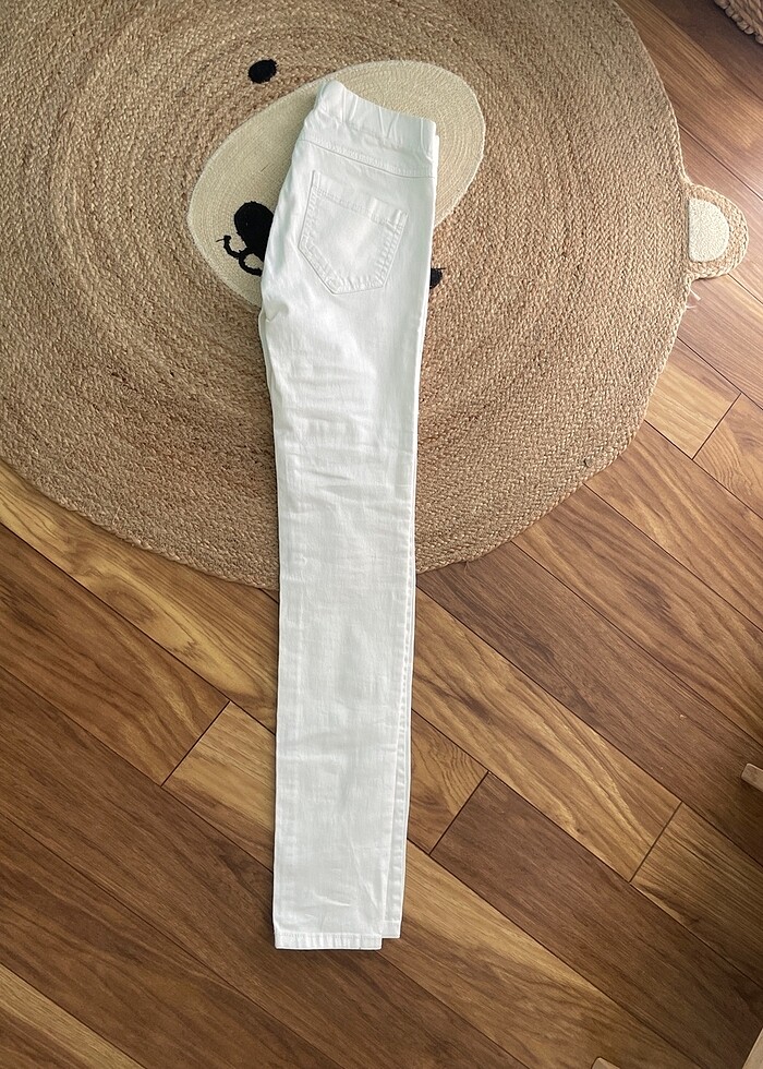 Zara beyaz skinny pantalon 36 beden - Görsel 2