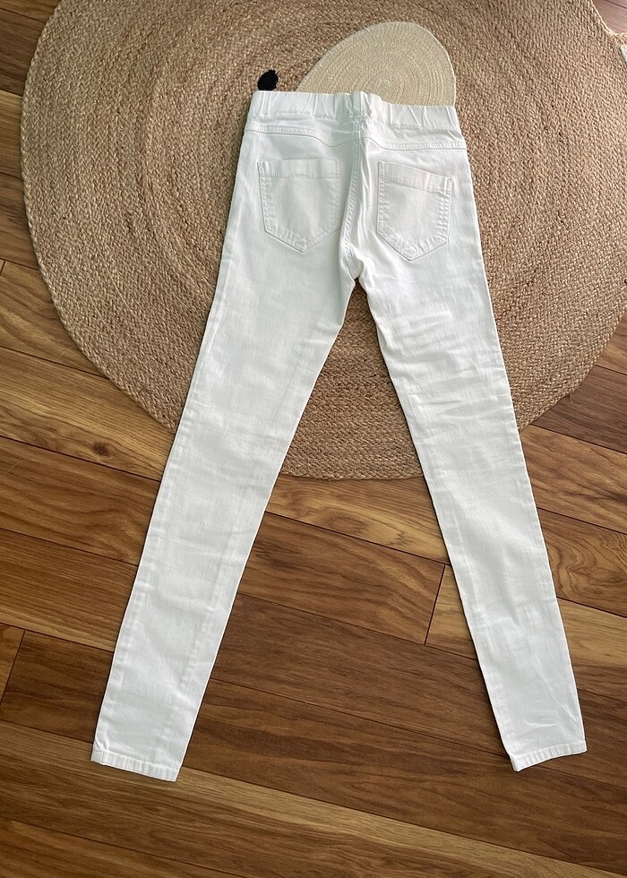 Zara beyaz skinny pantalon 36 beden - Görsel 3