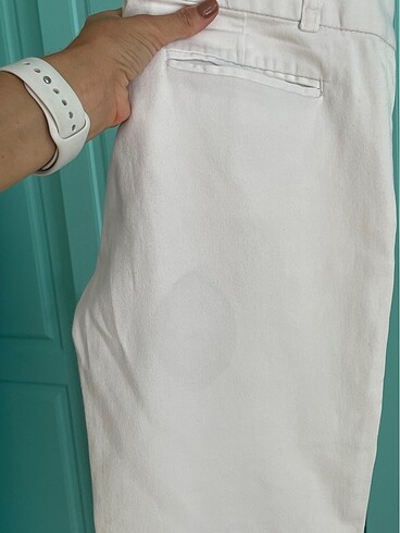 Zara beyaz pantalon 36 - Görsel 6