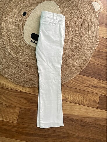 Zara beyaz pantalon 36 - Görsel 2