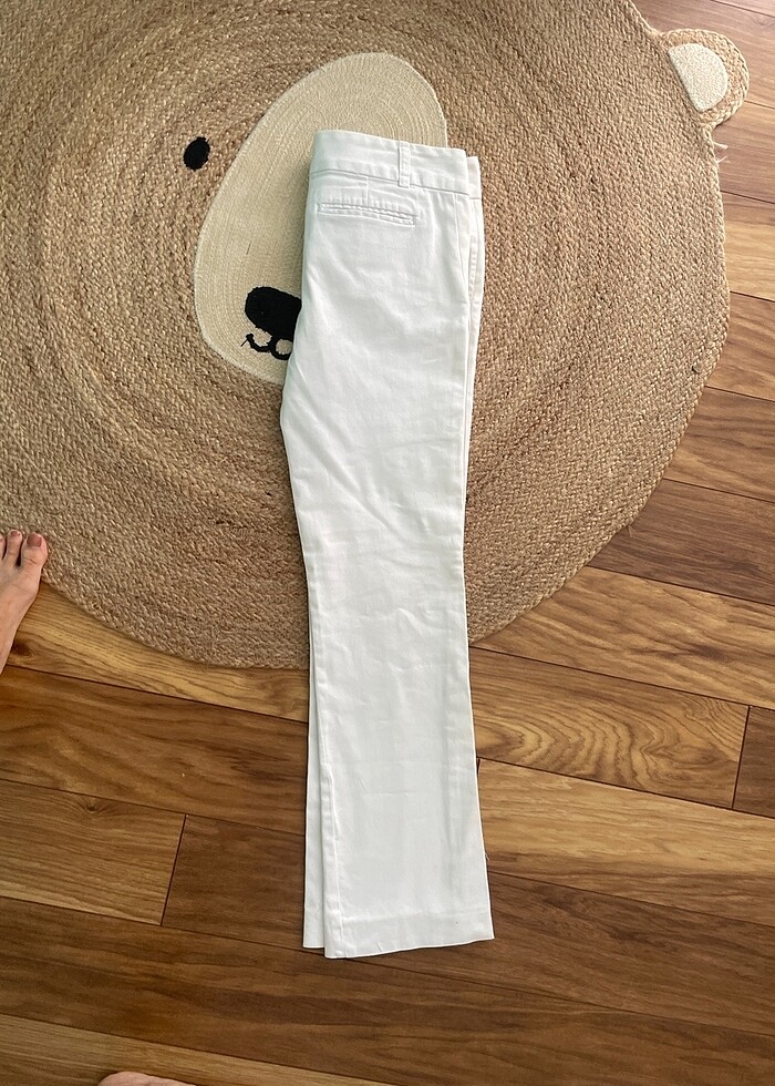 Zara beyaz pantalon 36 - Görsel 3