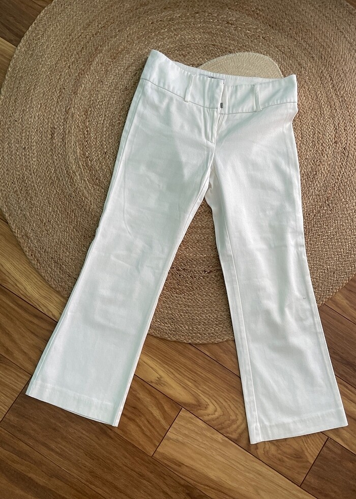 Zara beyaz pantalon - Görsel 3