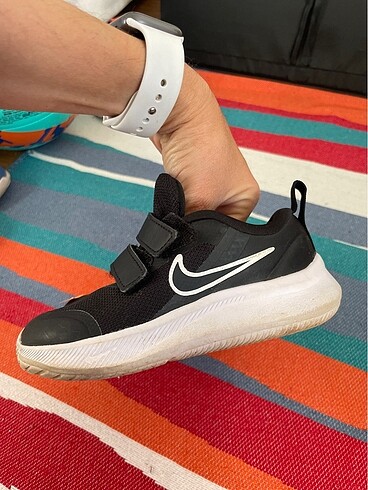 Nike siyah spor ayakkabı 26 numara