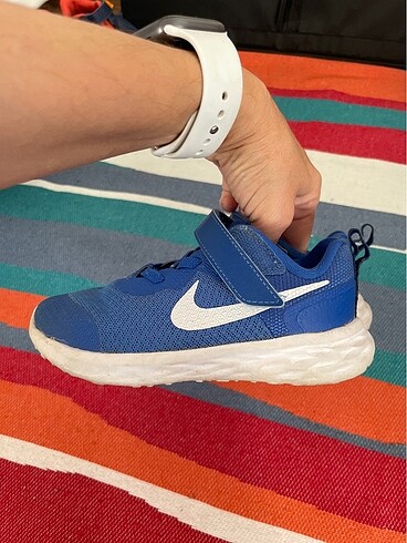 Nike mavi spor ayakkabı 26 numara