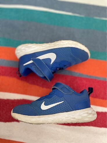 26 Beden Nike mavi spor ayakkabı 26 numara