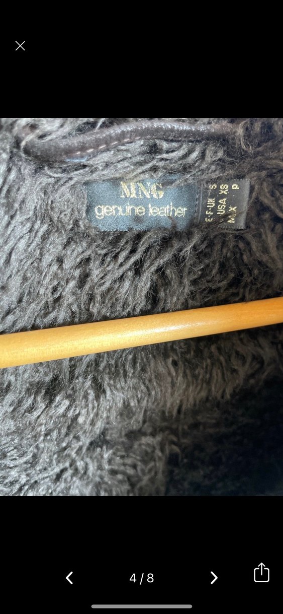 Kahverengi Süet Kürklü Kadın mont - Görsel 4