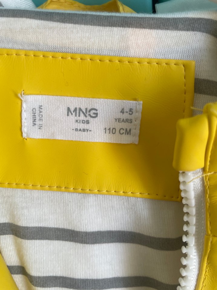 Sarı Fermuarlı Erkek Çocuk Yağmurluk - Görsel 4
