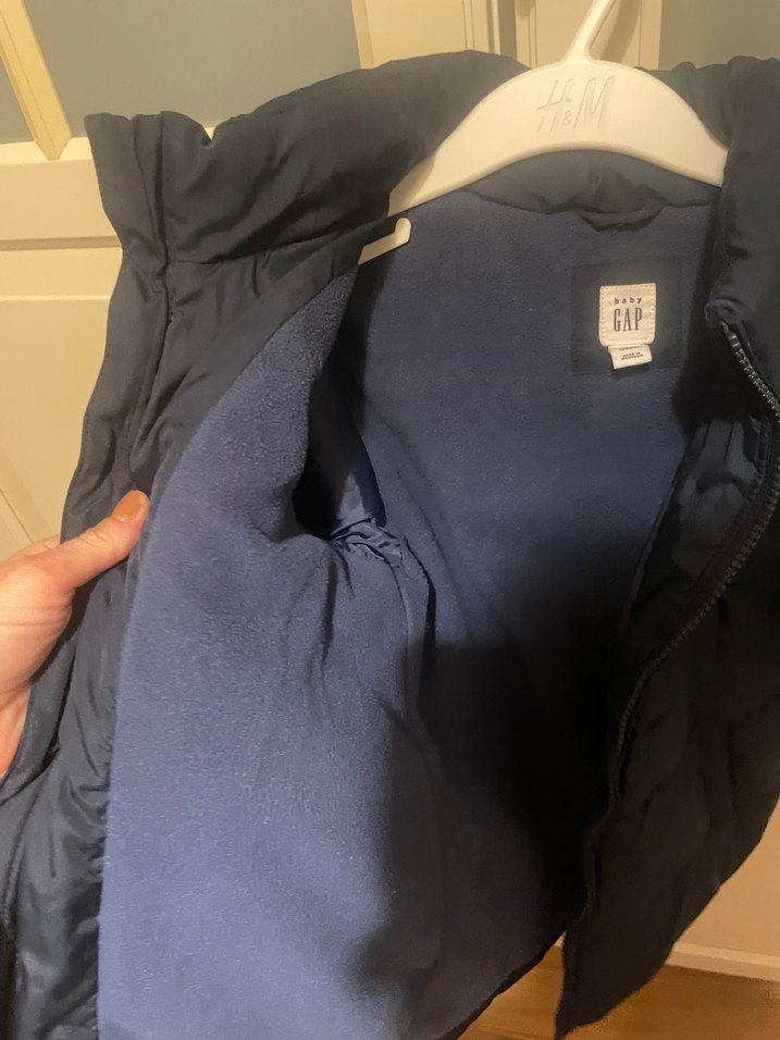 Erkek Çocuk Lacivert Kapitone Mont - Görsel 2