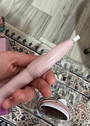 Pembe Elektrikli Manikür ve Pedikür Seti - Görsel 6