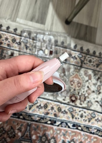 Pembe Elektrikli Manikür ve Pedikür Seti - Görsel 8