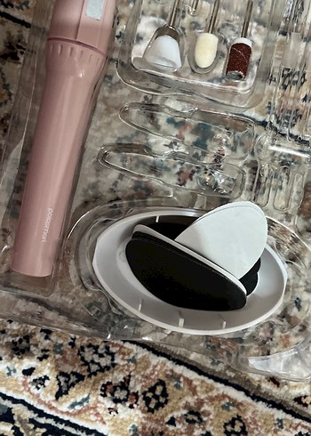 Pembe Elektrikli Manikür ve Pedikür Seti - Görsel 4