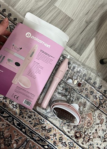 Pembe Elektrikli Manikür ve Pedikür Seti - Görsel 10