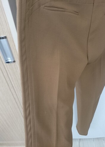 Vizon rengi twin_set kumaş pantolun