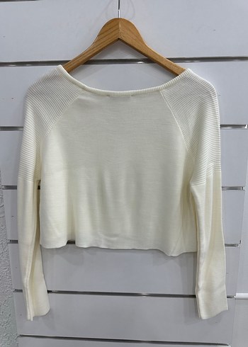 Beyaz Uzun Kollu Triko G190 - Görsel 2