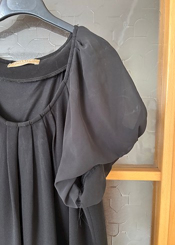 44 Siyah Uzun Elbise - Görsel 4