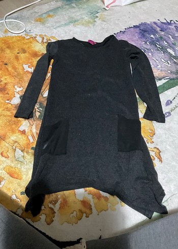 Siyah Uzun Kollu Salaş Kadın Tunik - Görsel 6