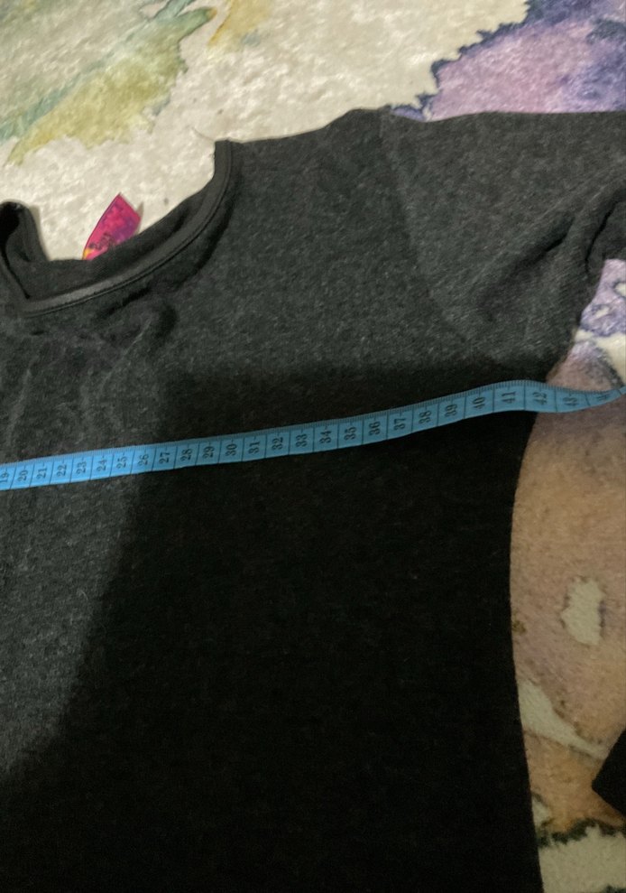 Siyah Uzun Kollu Salaş Kadın Tunik - Görsel 4