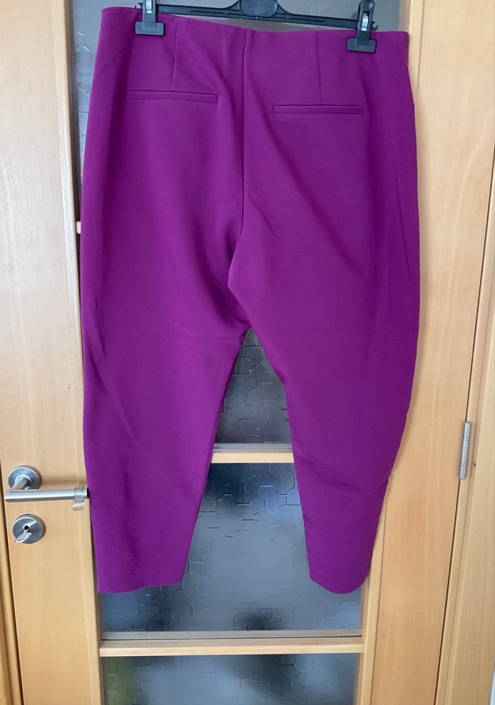 LCW 46 Mor Kadın Normal Boy Kumaş Pantolon - Görsel 5