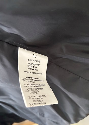 Düğmeli Siyah Kadın Blazer Ceket - limon company 36 - Görsel 4