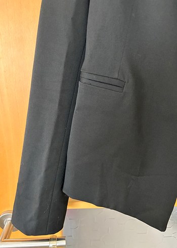 Düğmeli Siyah Kadın Blazer Ceket - limon company 36 - Görsel 5