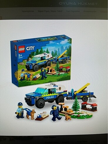 Lego 60369 polis arabası