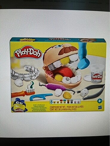 Play doh dişçi seti