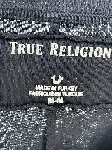 m Beden siyah Renk True Religion T-shirt %70 İndirimli.