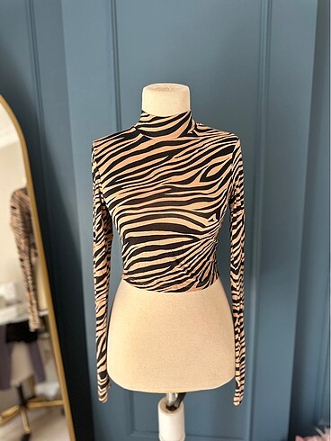 Zebra desen bluz