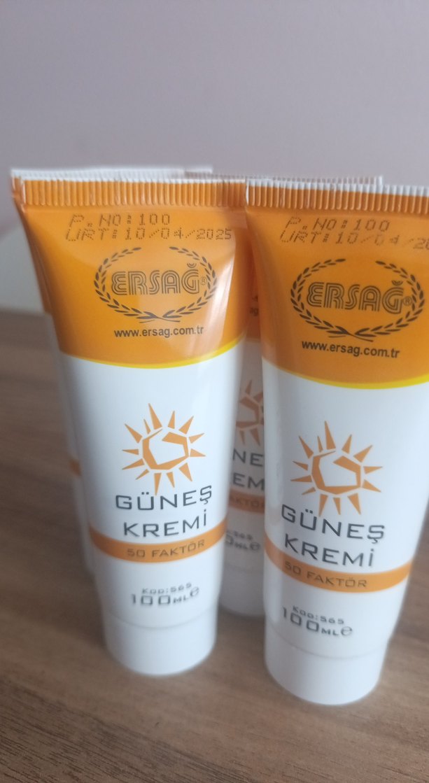 #Ersağ Güneş Kremi SPF 50 100 ml - Görsel 3