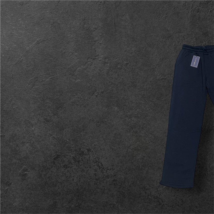 Erkek Siyah Regular Fit Eşofman Altı - Görsel 3