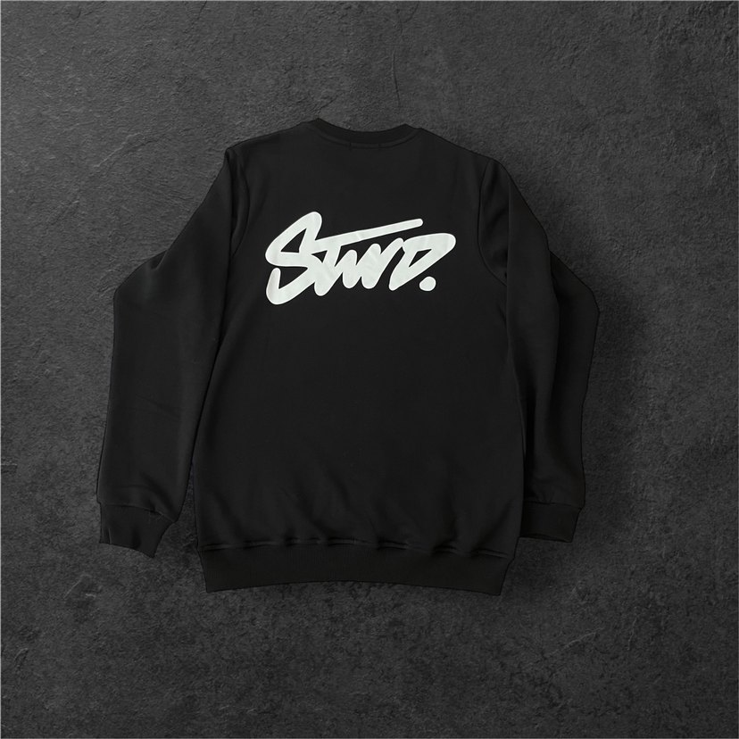 Siyah Erkek  SWD switshirt - Görsel 4