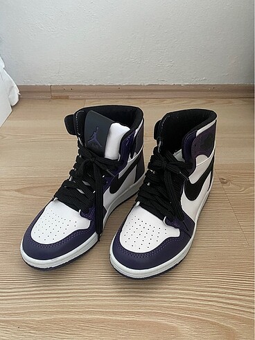 37 Beden mor Renk Nike Jordan Bilekli Mor