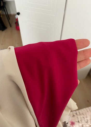 Diğer Koyu Pembe Drapeli Uzun Tunik